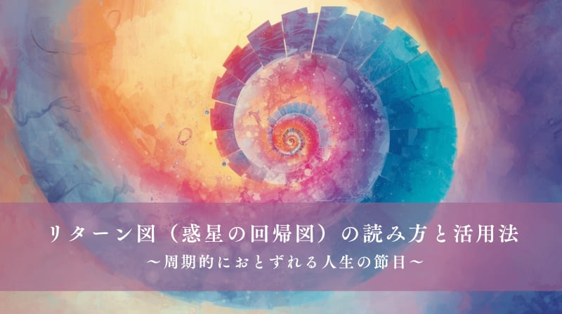 ホロスコープにおけるリターン図（惑星の回帰図）の読み方と活用法 ～周期的におとずれる人生の節目～