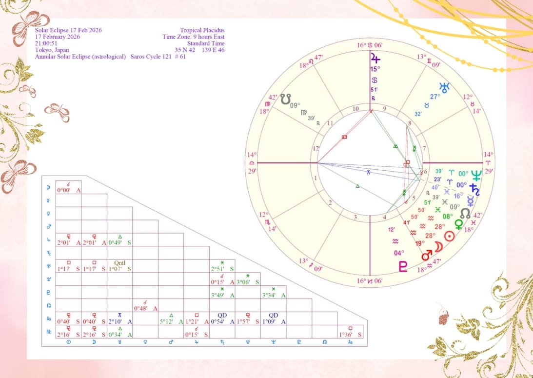 水瓶座新月（日蝕）｜2026年2月17日