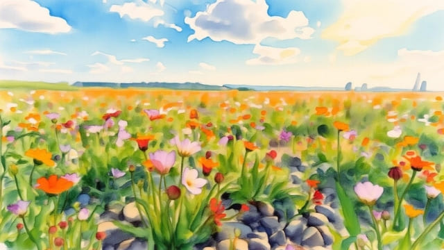 辛卯を自然界でたとえるなら「春分の野にある小石の姿」